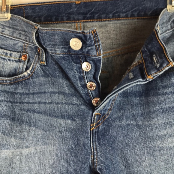 Levi’s 501’s straight boyfriend button fly 29 - Picture 5 of 13